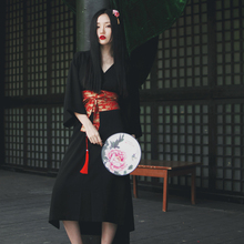 Disfraz de Geisha Haori para mujer, vestido japonés Sexy, Kimono  tradicional Obi Yukata, disfraz de Geisha
