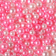 Cuentas redondas de perlas de imitación de resina UV para mujer, 500 unidad/bolsa, mezcla de colores del Arcoíris, sin agujero, cuentas sueltas, fabricación de collares de joyería para mujer, 2,5-5mm 2024 - compra barato