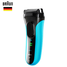 Braun barbeador elétrico séries 3 proskin 3040s lâmina recarregável para homens máquina de barbear seco e molhado com aparador 100-240v preto 2024 - compre barato