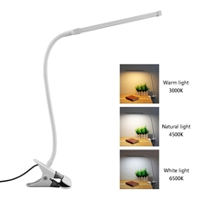 8W 24 LEDs Eye Protect Clamp Clip Light Table Lamp Stepless Dimmable Bendable USB Powered LED Desk Lamp 2024 - buy cheap