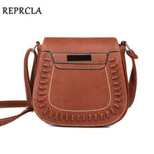 REPRCLA Fashion Knitting Shoulder Bag PU Leather Crossbody Women Messenger Bags High Quality Handbags Purse Women Bags Bolsa 2024 - buy cheap