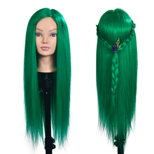 26 Inches Long Hair Mannequin heads Professional Hairdressing Equipment Styling Head Doll Mannequin Training Head 2024 - buy cheap