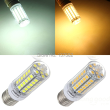 High Brightness 69leds SMD5050 E27 15W LED Light AC220V Warm White/Cold White LED Bulb 2024 - buy cheap