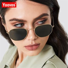 Yoovos 2019 Alloy Sunglasses Women Vintage Brand Designer Mirror Sun Glasses Classic Female Driving Eyewear Metal Oculos De Sol 2024 - buy cheap