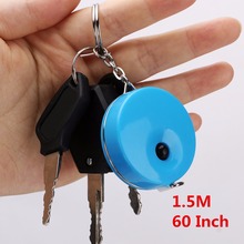 150CM/60inch Mini Pocket Measuring Tape Measure Retractable Ruler centimeter/inch Tape Dual Side With Keychain Pull Ruler 2024 - buy cheap