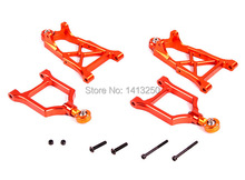 CNC metal front suspension arm set for 1/5 ROVAN KING MOTOR HPI baja 5B 5T SS rc car gas parts 2024 - buy cheap
