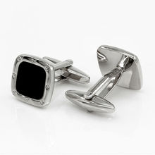 Kemstone Cartire Embedded Onyx Cufflinks Cuff Links Men Groomsmen Gifts 2024 - buy cheap