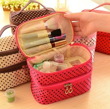 Free Shipping professional Cosmetic Case bag large capacity portable Women Makeup cosmetic bags storage travel bags 2024 - buy cheap
