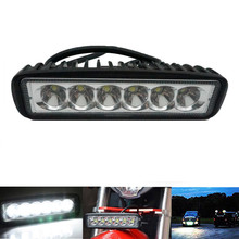 2pc 6 LED Spot / Flood Work Light Worklight 4WD 12V/24V Led Work lights for Off Road Vehicle SUV Van Motorcycle Car ATV Trucks 2024 - buy cheap