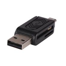 Универсальный 2 в 1 USB OTG кардридер Micro USB TF/SD кардридер телефон удлинитель заголовки флэш-накопитель адаптер для смартфонов ПК 2024 - купить недорого