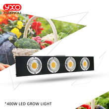 Luz LED COB de espectro completo, lámpara de crecimiento interior, Panel de iluminación, regulable, CXB3590, 400W, 45000LM = HPS, 600W 2024 - compra barato