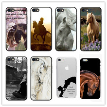 Horse Animal Printed soft silicone TPU phone Cover Case For iphone  6  7 8 PLUS X XS XR XMAX 11 12 Pro Max Coque Capa 2024 - buy cheap