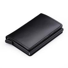 BISI GORO 2021 Wallet Aluminum ID Cash Card Holder RFID Blocking Wallet Credit Card Protector Case Pocket Purse 2024 - buy cheap