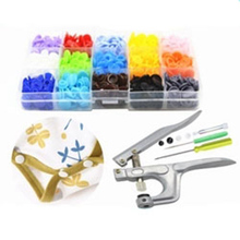 360 Sets T5 Resin Plastic Snap Button Combined Button Pliers Press DIY Baby Cloth Sweater Bags Button Press Machine Sewing Tool 2024 - buy cheap