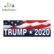 Earlfamily adesivos de carro 13cm x 5cm, bandeira americana, adesivo de 2020, amortecedor engraçado, decalque de vinil 2024 - compre barato