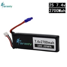 7,4 v Батарея для Hubson H501W H501S H501C 7,4 V 2700mAh литий-полимерный Батарея 10C 20WH для RC Qaudcopter Дрон Запчасти 2s 7,4 v Батарея EC2 2024 - купить недорого