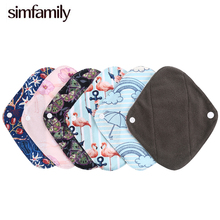 Многоразовые прокладки [simfamily] 12 + 1 комплект, Бамбуковая древесная ткань, оставайтесь сухими, супер впитывающие, здоровые, для мам 2024 - купить недорого