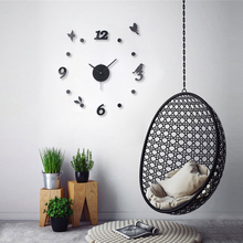 3D DIY Wall Stickers Acrylic Modern Wall Clocks 2019 New Arrival Quartz Clocks Decorative Needles Home Decor Relogio De Parede 2024 - buy cheap