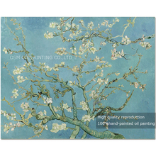 Artist Handmade High Quality Vincent Van Gogh Almond Blossom Oil Painting on Canvas Reproduction Almond Blossom Oil Painting 2024 - buy cheap