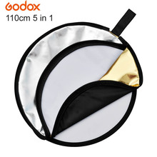 Godox 5 in 1 43" 110cm Multi-disc Photography Collapsible Reflector for Photo Studio Flash Lamp Lighting 2024 - buy cheap