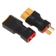 Hobbypower 2pcs XT60 Male Female Connector to Deans T Plug Convert Lipo Battery ESC Adapter 2024 - buy cheap