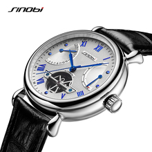 SINOBI-reloj mecánico automático para hombre, Tourbillon, Relojes de pulsera con esqueleto, caja de regalo de calidad 2024 - compra barato