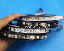Tira de luces LED WS2812B 5050 RGB, 5M, 150, 300, 30led/M, direccionable Individual, 5V, WS, 2812B, 5V 2024 - compra barato