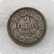 COPY REPLICA 1860 Switzerland 2 Francs Patterns  Coin Copy Free shipping 2024 - buy cheap