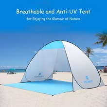 Toldo Anti UV tiendas al aire libre Sunshelter automática de la tienda de Camping nave de RU carpa de playa 2 personas carpa instantánea Pop Up abierto 2024 - compra barato