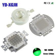Chip LED de alta potencia verde 520-525Nm 1W 3W 5W 10W 20W 30W 50W 100W LED crece la luz para 1 3 5 10 20 30 50 100W vatios 2024 - compra barato