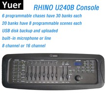 Factory Sales New RHINO 240B  DMX Controller Stage Lighting DJ Equipment DMX Console Perfect For LED Par Moving Head Lights 2024 - buy cheap