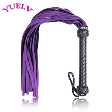 YUELV Pu Leather Whip Top Fashion Sexy Whips Fetish  Bondage Flogger Spanking Sex Flirting Erotic Whip Adult Game For Couples 2024 - buy cheap