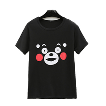 Brdwn Kumamon Cosplay cute Casual T-Shirt Summer Wear Tops Short-Sleeved Tee 2024 - buy cheap