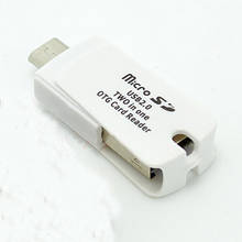 Высококачественные Связки аксессуаров для телефонов 3 шт USB к Micro USB OTG SD TF кард-ридер для смартфонов samsung Xiaomi 2024 - купить недорого