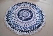 Geometric Round Beach Towel Tassels Bohemia Microfiber Bath Shower Towel For Adults Picnic Yoga Mat Blanket Cover Good qualit 2024 - buy cheap