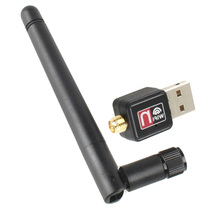 USB WiFi адаптер 150 Мбит/с Внешняя беспроводная сетевая карта 2,4 ГГц 802.11n/g/b для ПК для Win 7 8 2024 - купить недорого