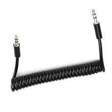 3,5 мм штекер M/M разъем стерео аудио спиральный Удлинительный кабель 4 фута July1 Прямая поставка 2024 - купить недорого