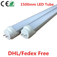 25 pcs 1500mm 24 W T8 LEVOU Tubo LEVOU cinco pés Tubo Fluorescente Luz do Tubo 85-265 V Quente/Codl Branco DHL/Fedex Frete Grátis 2024 - compre barato