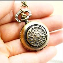 Retro Antique Musical Note Steampunk Pendant Necklace Chain Quartz Pocket Watch 10pcs/lot gift 2024 - buy cheap