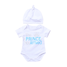 2 предмета, комбинезон для новорожденных мальчиков, комбинезон для принца, комбинезон, комбинезон, шапочка, одежда, наряды 2024 - купить недорого