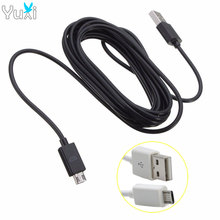 YuXi 3M Extra Long Micro USB Charger Cable Charging Cord Line for Sony Playstation PS4 4 Xbox One Wireless Controller 2024 - buy cheap