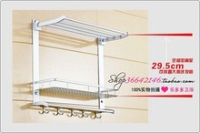 Free shipping 54cm aluminum towel rack bathroom accessories bathroom shelf   cloth rack multifunction rack 2024 - buy cheap