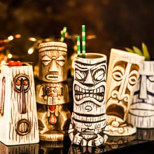 1 pc Creative Shameful Tiki Mug Ceramic Cup Hot Sale Beer Cup Coffee Mug Tiki Cup Ceramic Crafts 2024 - buy cheap