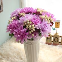 Искусственные цветы Далии, букет зимних искусственных цветов для рождевечерние ринки, свадьбы, дома 2024 - купить недорого