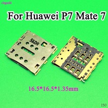 cltgxdd New sim card socket holder slot for Huawei P7 Mate 7 Mate 7 card reader tray connector 2024 - buy cheap