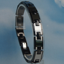 10mm 2 tons preto masculino clássico pesado hi-tech bracelete de tungstênio à prova de arranhões 2024 - compre barato