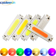 Bombilla LED COB de 60x15MM, Chip de luz de 2W, 12V, blanco, amarillo, azul, rojo, verde, rosa, púrpura, iluminación artesanal, 60mm, COB 2024 - compra barato