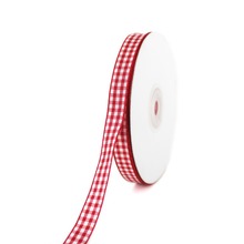 RED Gingham Ribbon 3/8 Inch 10 MM For Home Wedding Handmade Gift DIY Crafts Tape Christmas Decoration 2024 - buy cheap