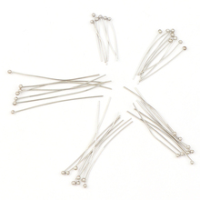 Factory Fashion Cheap 15mm~50mm Ball Head Pins White K Color Ball Head Pins Findings DIY Jewelry Making Jewelry Accessories 2024 - buy cheap