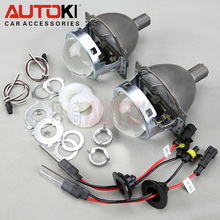 Autoki-lente de proyector Q5 Koito bi-xenon HID, 3 pulgadas, LHD, Universal, de instalación rápida + bombilla, 4300K-6000K 2024 - compra barato